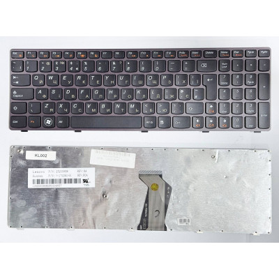 Клавіатура Lenovo IdeaPad B570, B575, B575e, B580, B590, V570, V570c, V580, без підсвітки