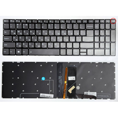 Клавіатура Lenovo IdeaPad V15-IKB, V15-IWL, 720-15IKB, S145-15IIL, S145-15IKB, з підсвіткою