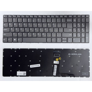 Клавіатура Lenovo IdeaPad 330S-15IKB, 330S-15AST, Lenovo V130-15IKB, V15 G1-IML, Dark grey, без підсвітки