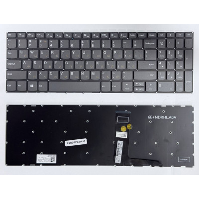 Клавіатура Lenovo IdeaPad 330S-15IKB, 330S-15AST, Lenovo V130-15IKB, V15 G1-IML, Dark grey, без підсвітки