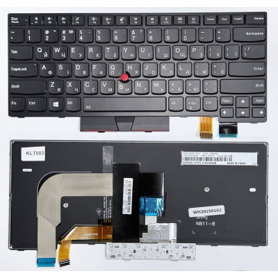 Клавіатура Lenovo ThinkPad T470, T480 ThinkPad A475, A485 з підсвіткою