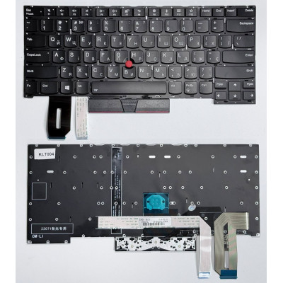 Клавіатура Lenovo ThinkPad T490S, ThinkPad T495S, ThinkPad T14s з підсвіткою