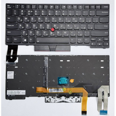 Клавіатура Lenovo ThinkPadE e480 ,L390 Yoga ThinkPad L380 Yoga, ThinkPad E485, E490 з підсвіткою