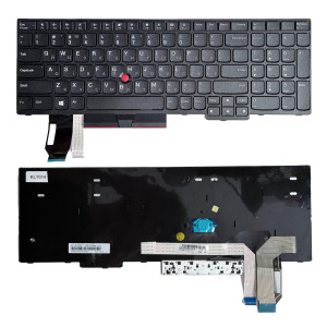 Клавіатура Lenovo Thinkpad T580S, E580, L580, E585, T590, E590, E595, P52, P53, P72, P73 без підсвітки