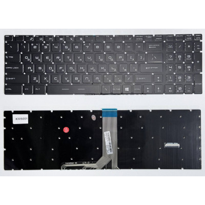 Клавіатура MSI GE63, GE65, GE73, GE73VR 7RE, GE75, GL65, MS-1781 з підсвіткою RGB