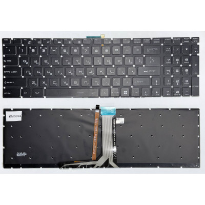 Клавіатура MSI GT62, GT72, GS60, GS70, WS60, GE62, GE72, GL62, GL72, GP72 з підсвіткою RGB