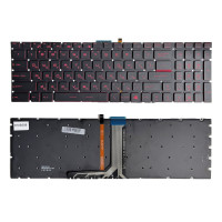 Клавіатура MSI GT62, GT72, GS60, GS70, WS60, GE62, GE72, GL62, GL72, GP72 B class Red з підсвіткою