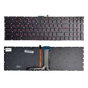 Клавіатура MSI GT62, GT72, GS60, GS70, WS60, GE62, GE72, GL62, GL72, GP72 B class Red з підсвіткою