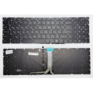 Клавіатура MSI GT62, GT72, GS60, GS70, WS60, GE62, GE72, GL62, GL72, GP72 Black з підсвіткою