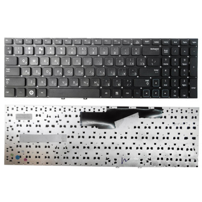 Клавіатура Samsung (300E5A, 300V5A, 305V5A, 305E5) Black, (No Frame), RU 9Z.N5QSN.101 (003835)
