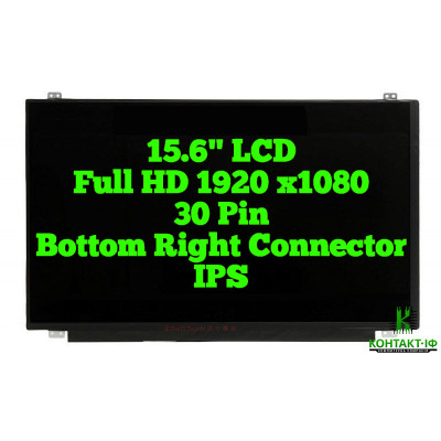 Матриця б/в для ноутбука 15.6" 1920x1080 Slim LED 30pin (знизу справа) eDP, N156HGA-EAB REV.C3