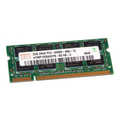 Оперативна пам'ять SO-DIMM Hynix 2Gb DDR2 800MHz (HYMP125S64CP8-S6 AB-C)