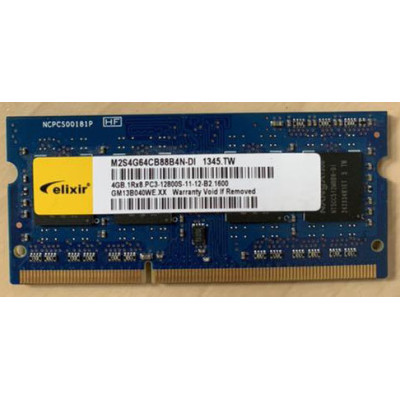 Оперативна пам'ять SO-DIMM Elixir 4Gb DDR3 1600MHz PC3-12800S CL11 (M2S4G64CB88B4N-DI)