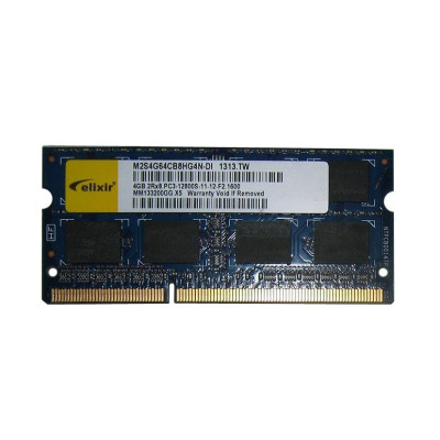 Оперативна пам'ять SO-DIMM Elixir 4Gb DDR3 1600MHz PC3-12800S CL11 (M2S4G64CB8HG4N-DI)