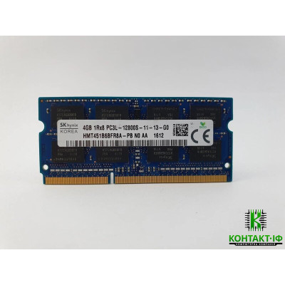 Оперативна пам'ять Hynix для HP EliteBook Folio 1040 G1, G2, SO-DIMM 4Gb PC3L 12800 HMT451B6BFR8A-PB
