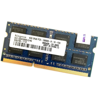Оперативна пам'ять SO-DIMM Kingston 4Gb DDR3 1333MHz (SNY1333D3S9ELC/4G)