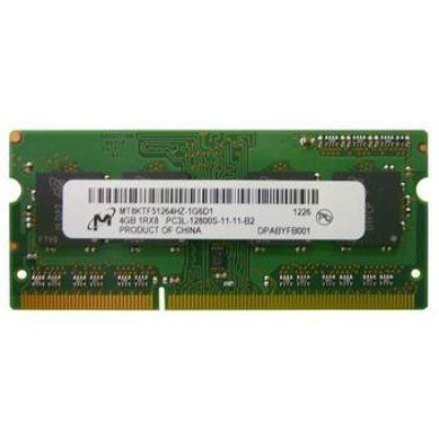 Оперативна пам'ять SO-DIMM Micron 4Gb DDR3L 1600MHz (MT8KTF51264HZ-1G6P1)
