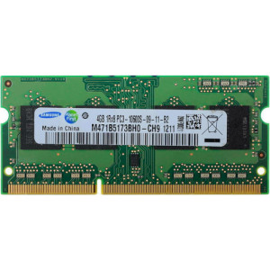 Оперативна пам'ять SO-DIMM Samsung 4Gb DDR3 1333MHz (M471B5173BH0-CH9)