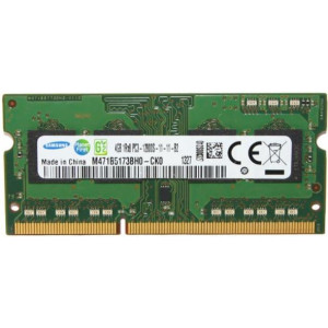 Оперативна пам'ять SO-DIMM Samsung 4Gb DDR3 1600MHz (M471B5173BH0-CK0)