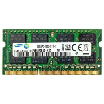 Оперативна пам'ять SO-DIMM Samsung 4Gb DDR3 1600MHz (M471B5273EB0-CK0)