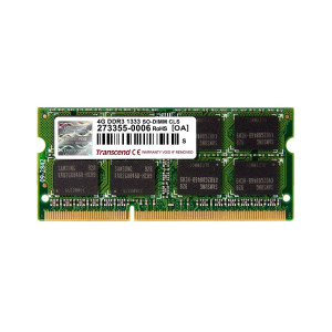 Оперативна пам'ять SO-DIMM Transcend 4Gb DDR3 1333MHz (TS512MSK64V3H)