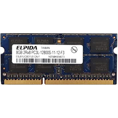 Оперативна пам'ять б/в SO-DIMM Elpida 8Gb DDR3L 1600MHz PC3-12800S CL11 (EBJ81UG8EFU0-GN-F)