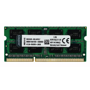 Оперативна пам'ять б/в SO-DIMM Kingston 8Gb DDR3L 1600MHz (KVR16LS11/8)