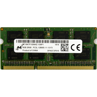 Оперативна пам'ять SO-DIMM Micron 8Gb DDR3L 1600MHz (MT16KTF1G64HZ-1G6P1)
