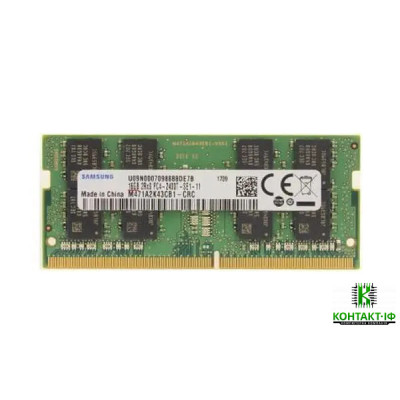 Оперативна пам'ять б/в SO-DIMM Samsung 16Gb DDR4 2400MHz (M471A2K43CB1-CRC)