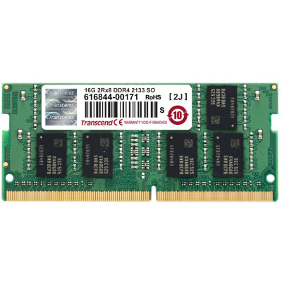 Оперативна пам'ять SO-DIMM Transcend 16Gb DDR4 2133MHz