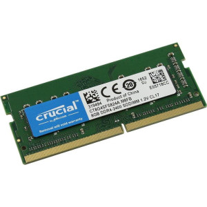 Оперативна пам'ять DIMM Crucial DDR4 8GB 2400MHz PC4-19200 (CT8G4SF824A.M8FD)