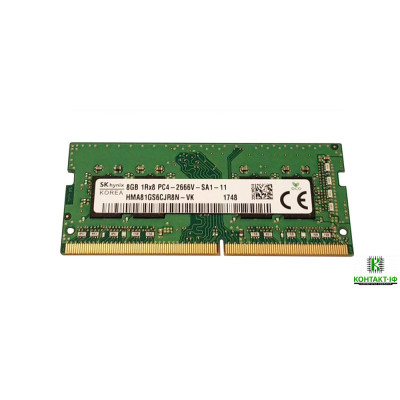 Оперативна пам'ять б/в SO-DIMM Hynix DDR4 2666MHz 8GB (HMA81GS6CJR8N-VK)