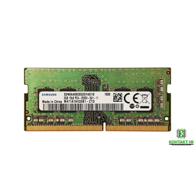 Оперативна пам'ять б/в SO-DIMM Samsung 8Gb DDR4 2666MHz (M471A1K43DB1-CTD)