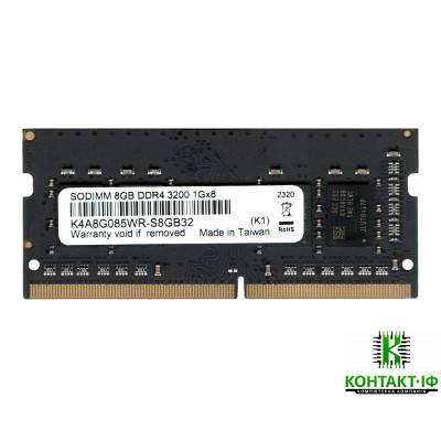 Оперативна пам'ять SO-DIMM new Samsung 8Gb DDR4 3200MHz OEM на чіпах SEC (K4A8G085WR-S8GB32)