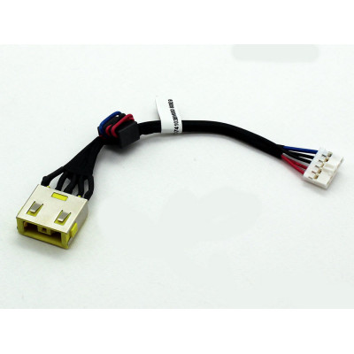Розєм, гніздо Lenovo (PJ207) з шлейфом usb/ square tip (11.0x4.5mm +pin)
