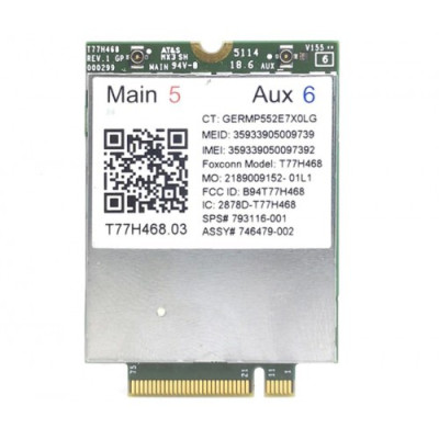 Внутрішній модем LTE (4G) Foxconn T77H468 HP Elitebook 740 750 820 840 850 G2/810 G3