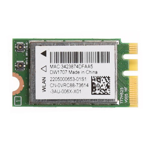 Dell DW1707 WLAN WiFi 802,11 b/g/n + Bluetooth 4,0 NGFF VRC88 Latitude 3340 E5250 3550 E7250 E7450