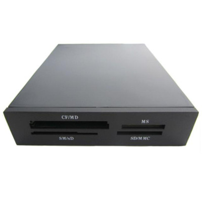 Внутрішній кардрідер 3.5" USB 2.0 Multi-Card Reader/Writer Black