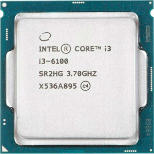Процесор Intel Core i3-6100 2/4x3.7GHz/ 8GT/s/ 3Mb s1151, tray б/в (SR2HG)