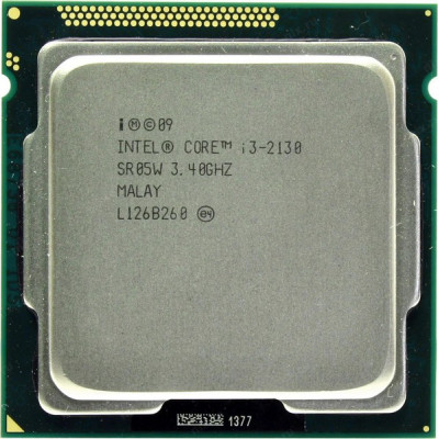 Процесор Intel Core i3-2130 2/4x3,4GHz s.1155 3Mb 5 GT/s DMI /Intel HD Graphics 2000 б/в