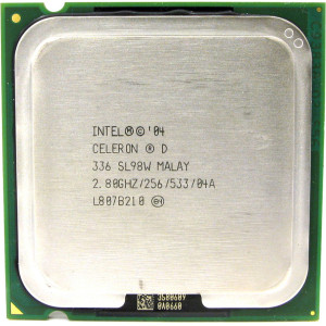 Intel Celeron D 336 1x2,80GHz s.775,478 533MHz б/в