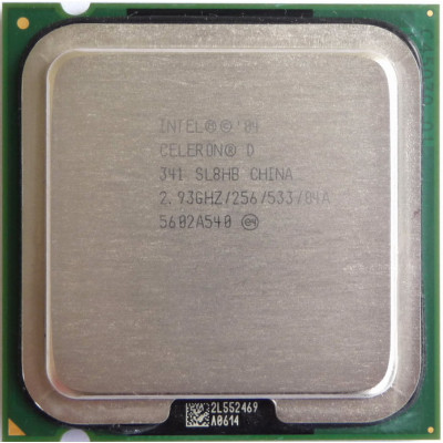 Intel Celeron D 341 1x2,93GHz s.775,478 533MHz б/в
