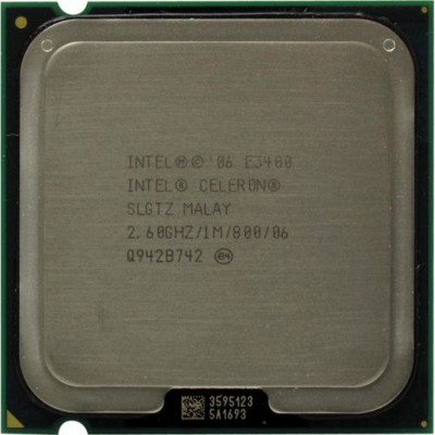 Intel Celeron E3400 2x2,60GHz s.775 1Mb 800MHz б/в