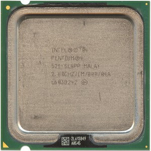 Intel Pentium 4 521 1x2,80GHz s.775 1Mb 800MHz б/в