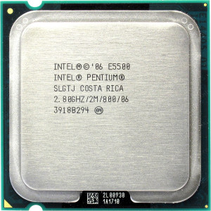 Intel Pentium E5500 2x2,80GHz s.775 2Mb 800MHz б/в
