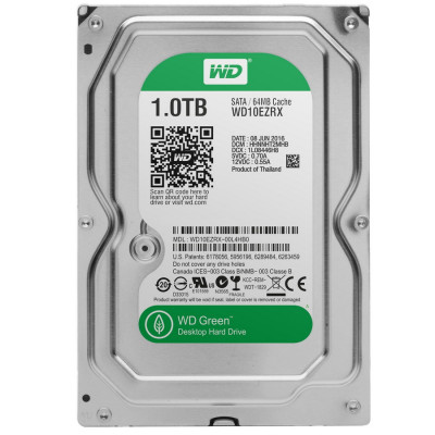 HDD Western Digital Green 1TB 5400rpm 64MB 3.5" SATA III
