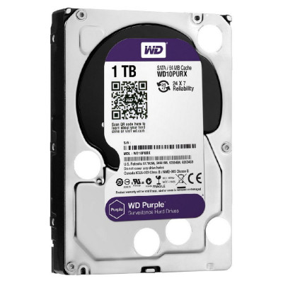 Жорсткий диск Western Digital Purple 1TB 64MB 5400rpm 3.5 SATA III