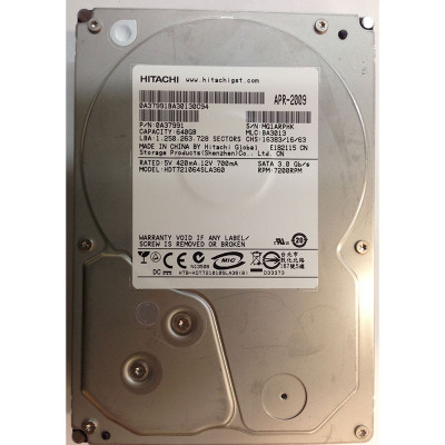 HDD Hitachi 640GB 7200rpm 16MB 3.5" SATA II б/в (HDT721064SLA360)
