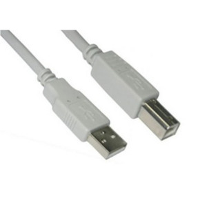 Кабель для принтера USB 2.0 AM/BM 3m, gray