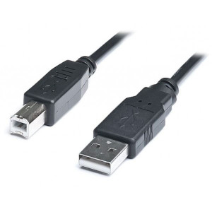 Кабель для принтера Maxxter USB 2.0 AM/BM 1.8m, black (U-AMBM-6)